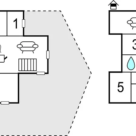 Awesome In W/ Sauna, Wifi And 5 Bedrooms 別荘 *